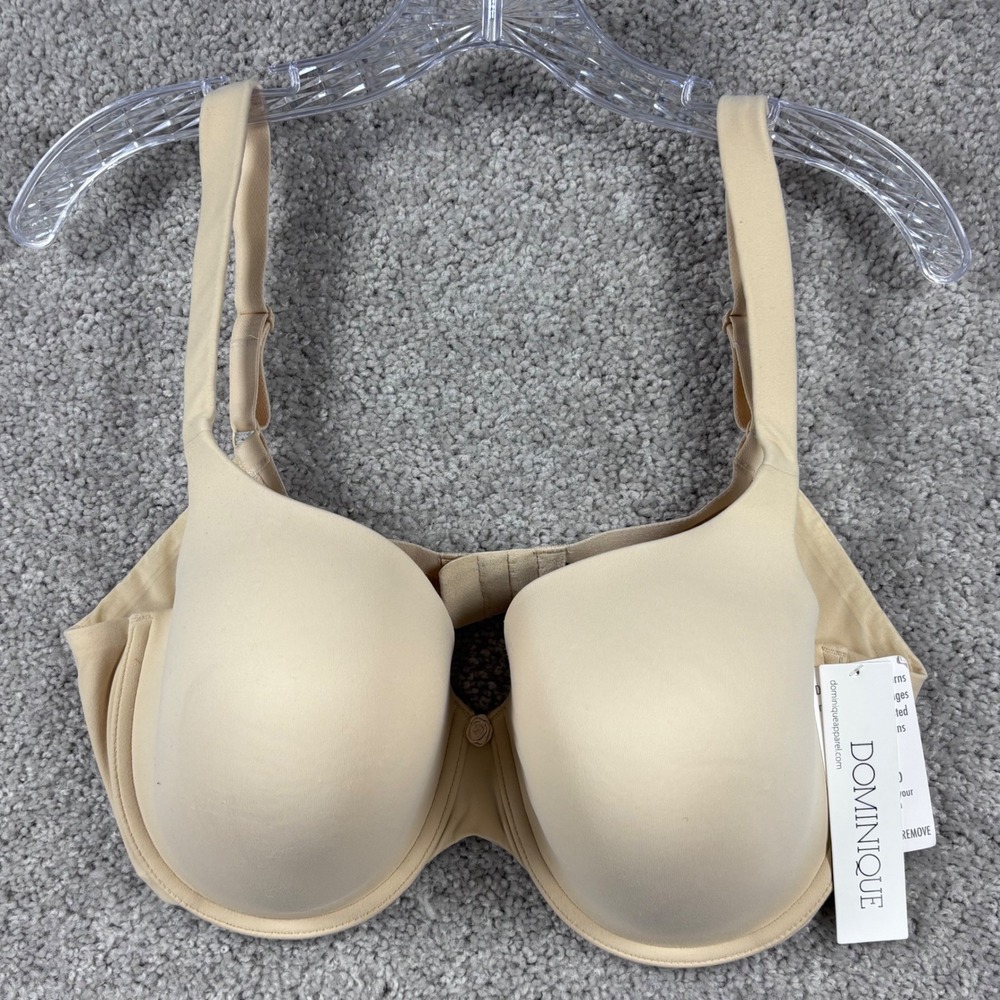 Dominique 3972 Seamless Full Coverage Underwire Bra Nude 44DD/E NEW